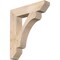 Ekena Millwork Legacy Slat Smooth Bracket, Douglas Fir, 5 1/2"W x 28"D x 32"H BKT06X28X32LEC06SDF - alternate 1